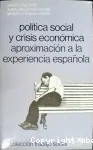 Política social y crisis económica